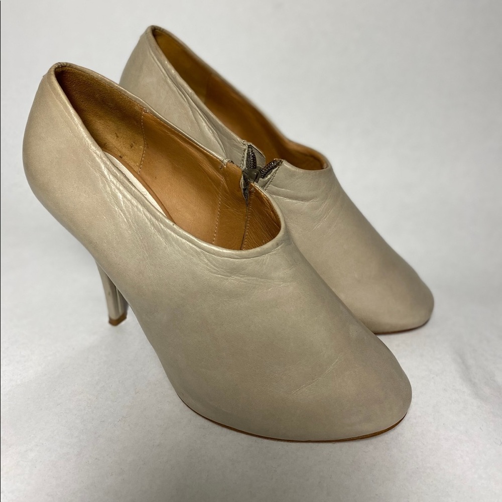 Margiela cream booties